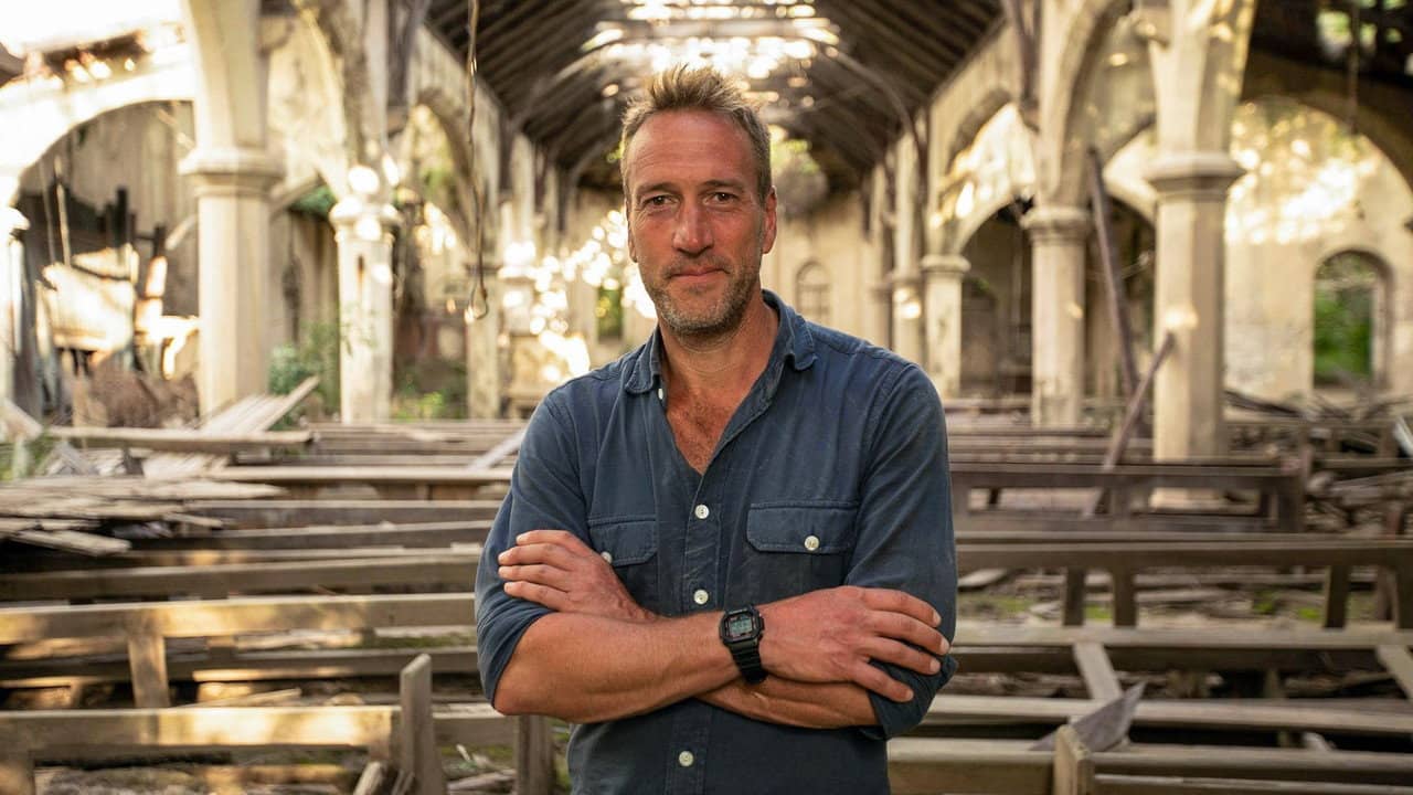 Ben Fogle and the Buried City backdrop