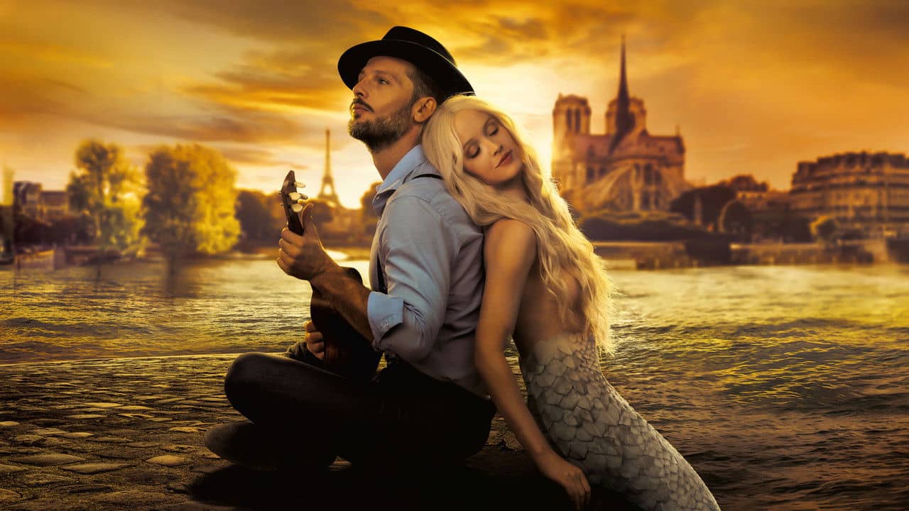 A Mermaid in Paris backdrop