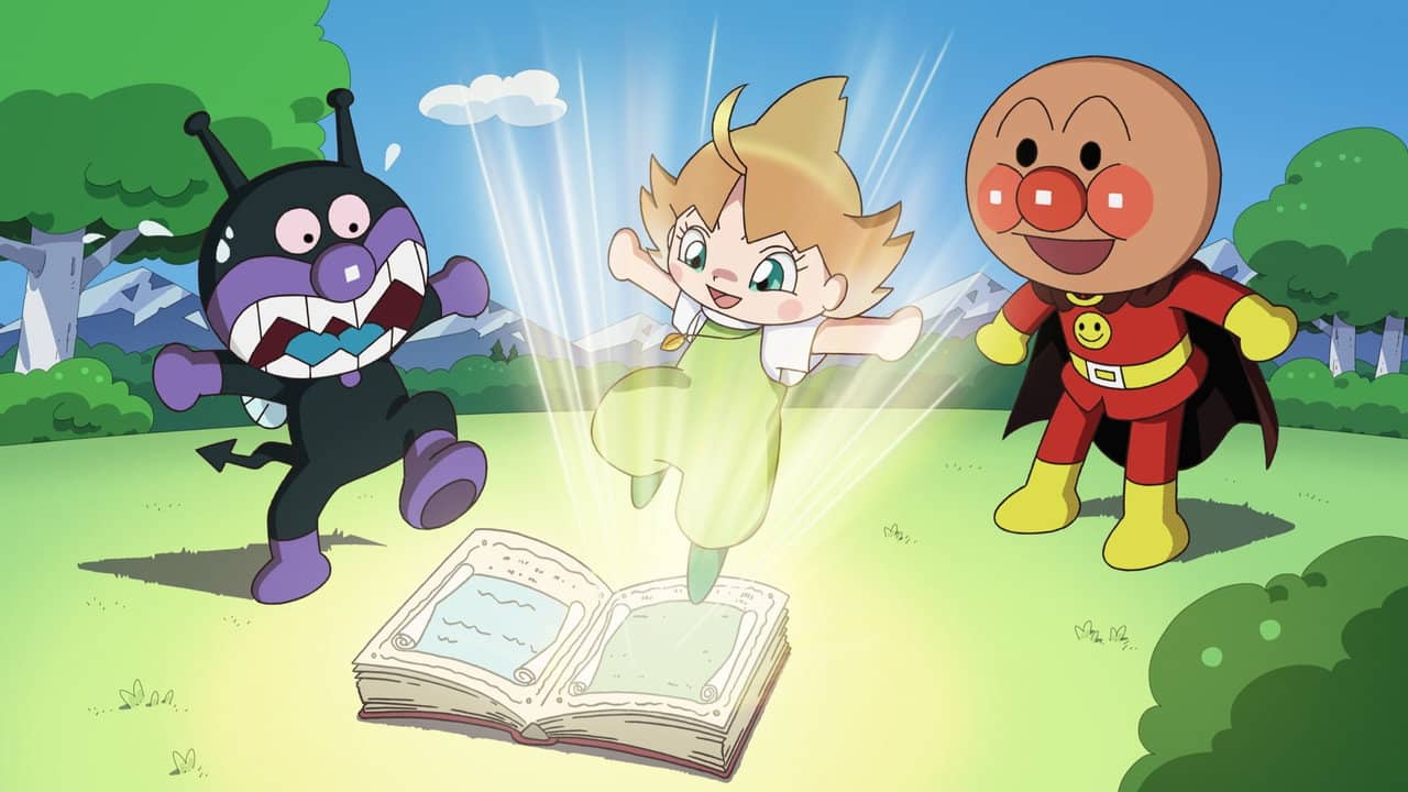 Let's Go! Anpanman: Baikinman and Lulun backdrop