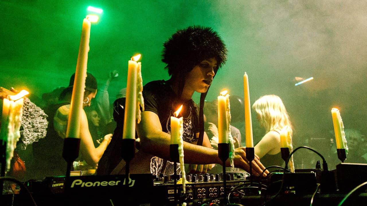 Ecco2K - Boiler Room Stockholm backdrop