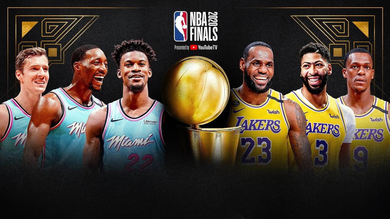 The 2020 NBA Finals backdrop