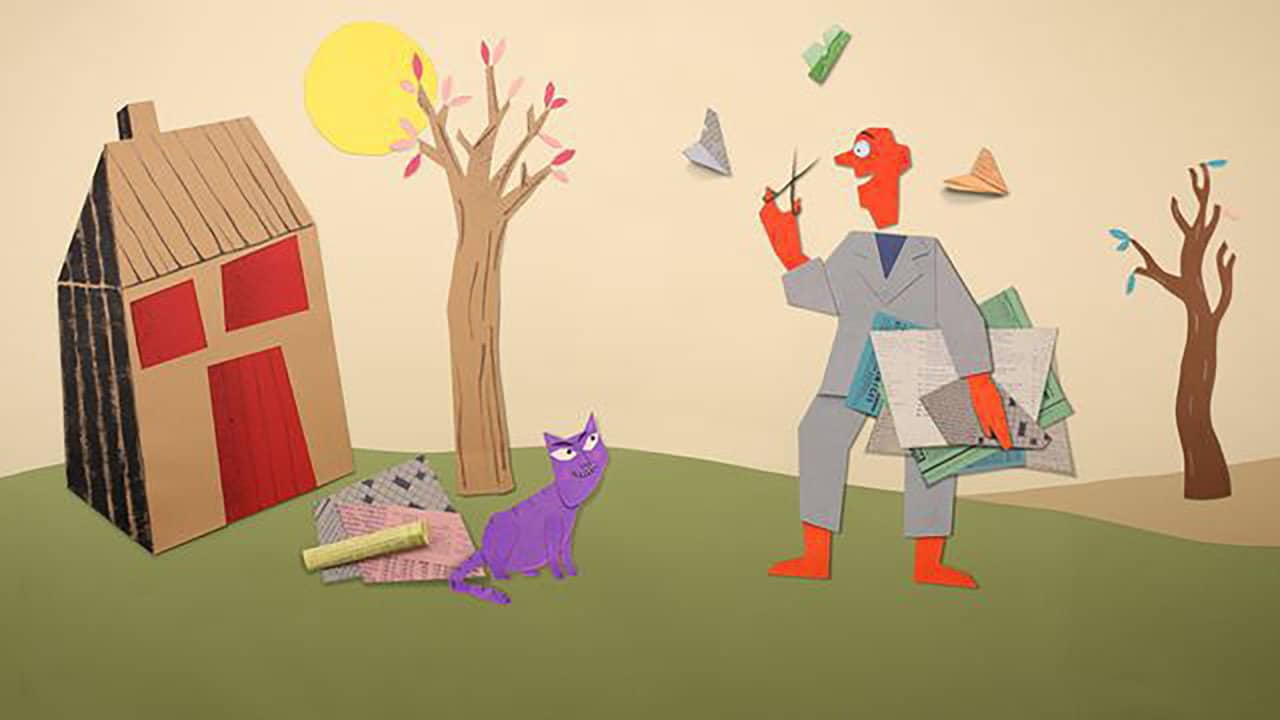 Meneer Papier backdrop