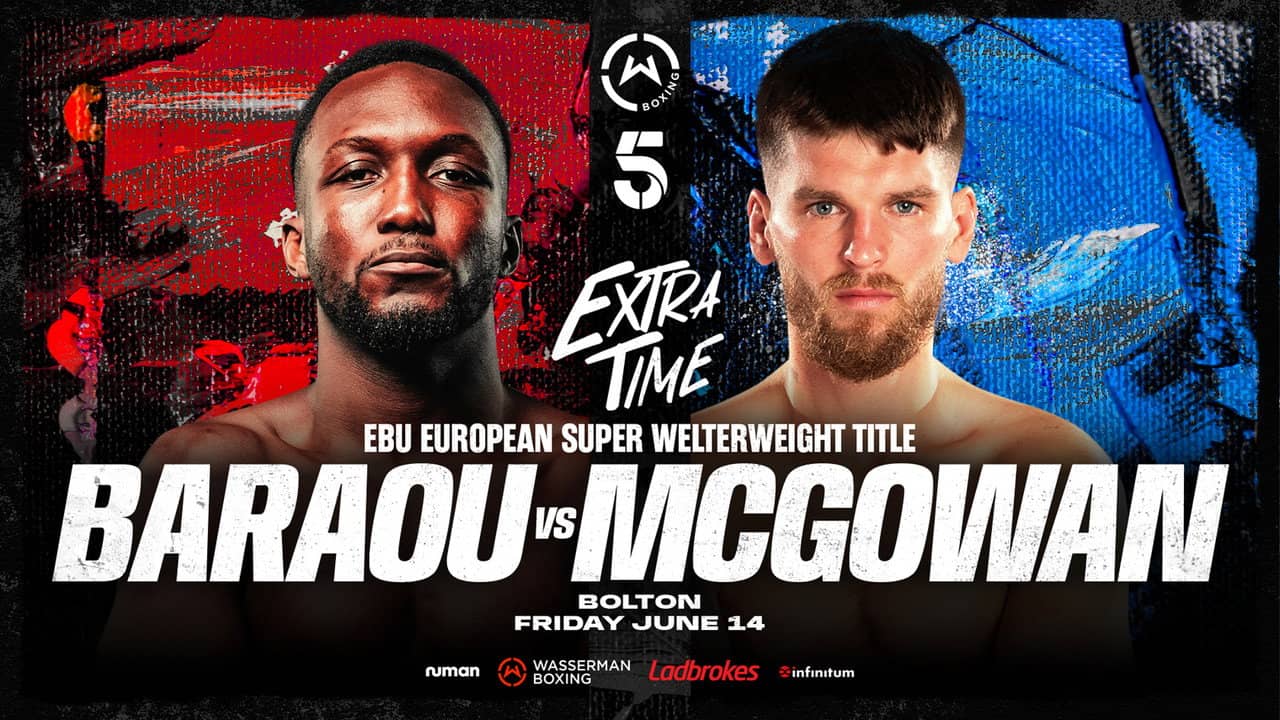 Abass Baraou vs. Macaulay McGowan backdrop