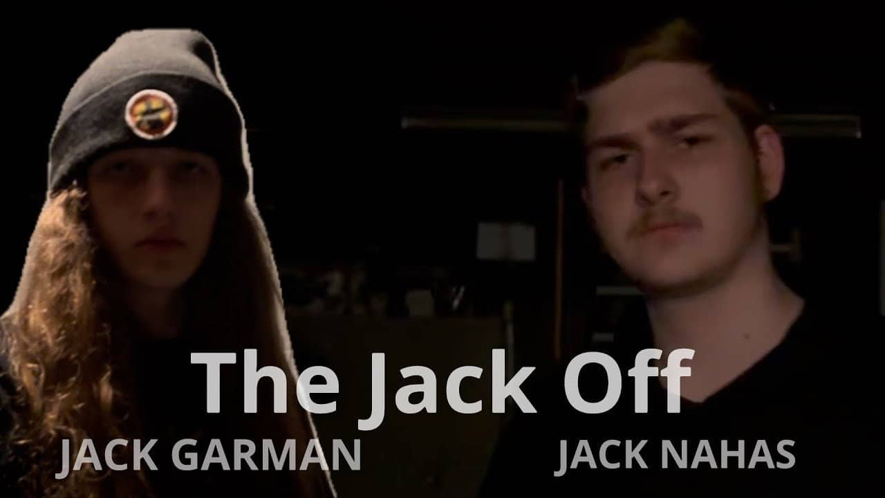 The Jack Off backdrop