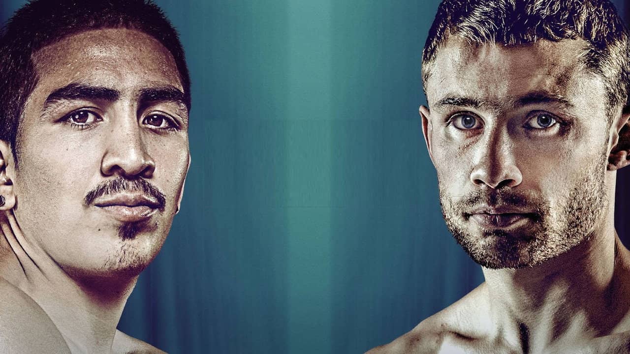 Leo Santa Cruz vs. Carl Frampton backdrop