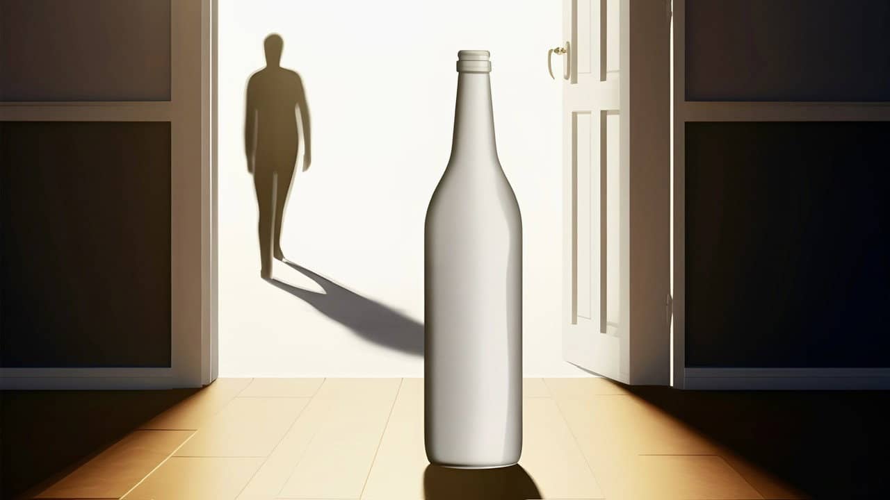 Bottled backdrop