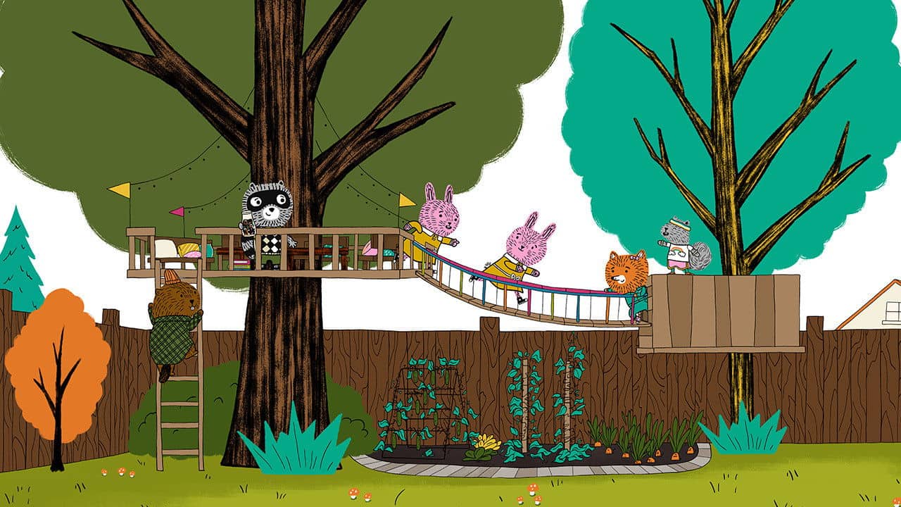 Carl the Collector backdrop