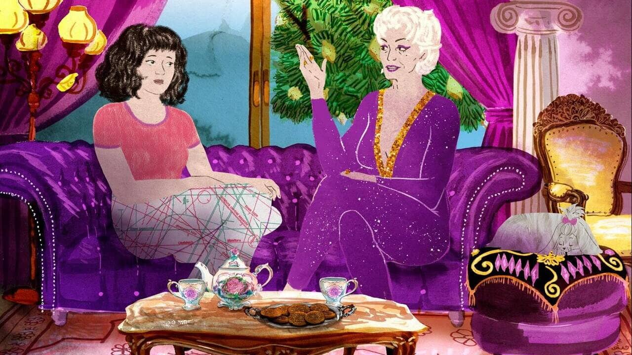 The diva, my grandma and me backdrop