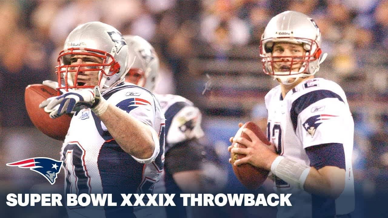 Super Bowl XXXIX Champions: New England Patriots backdrop