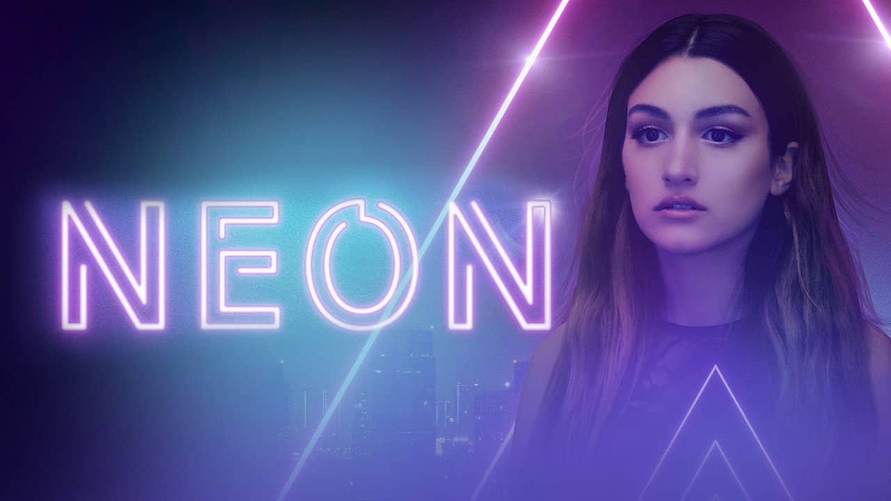 Neon backdrop