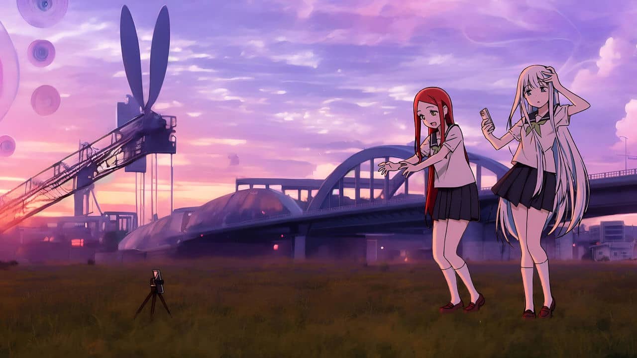Twins Hinahima backdrop
