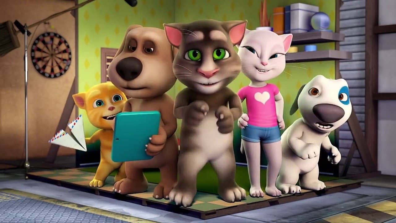 Talking Tom and Friends backdrop