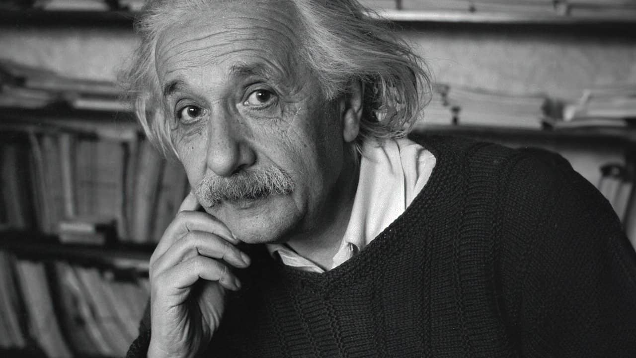 Einstein and the Bomb backdrop