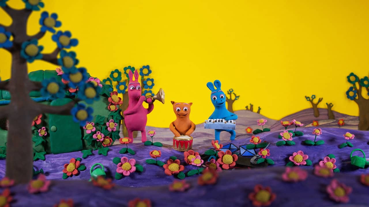 Snip, Snap, Snut and the Squares backdrop