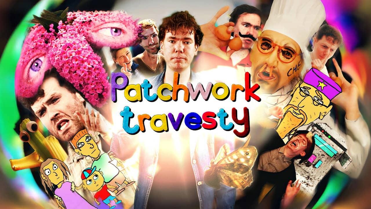 Patchwork Travesty backdrop