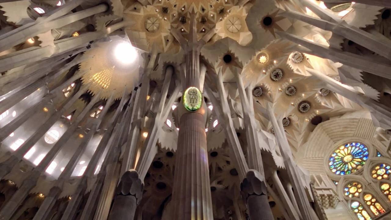 Sagrada Familia - Gaudi's challenge backdrop