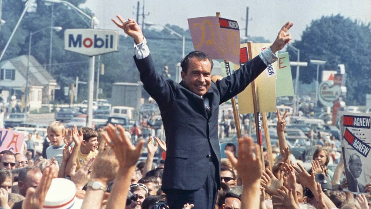 The Rise and Fall of Richard Nixon backdrop