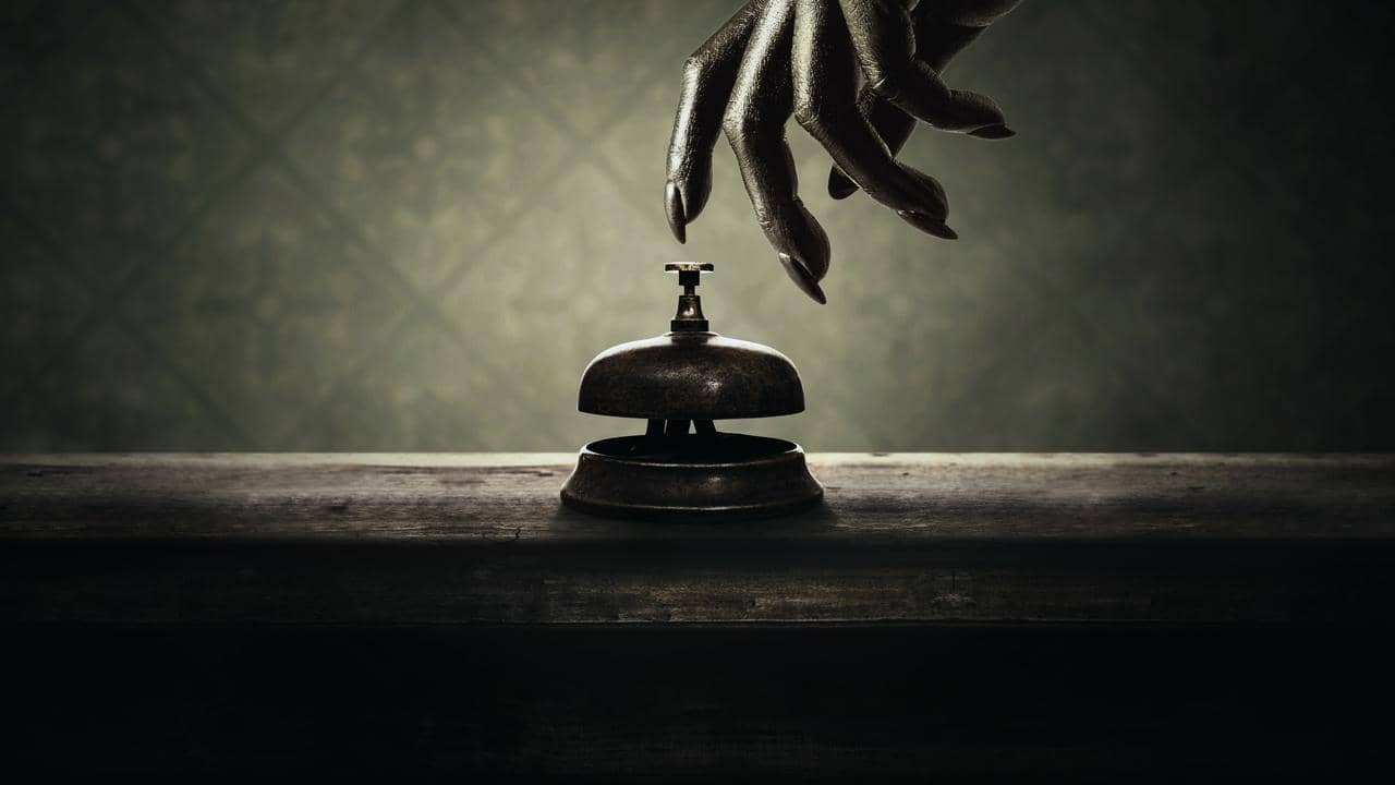 Hotel Paranormal backdrop