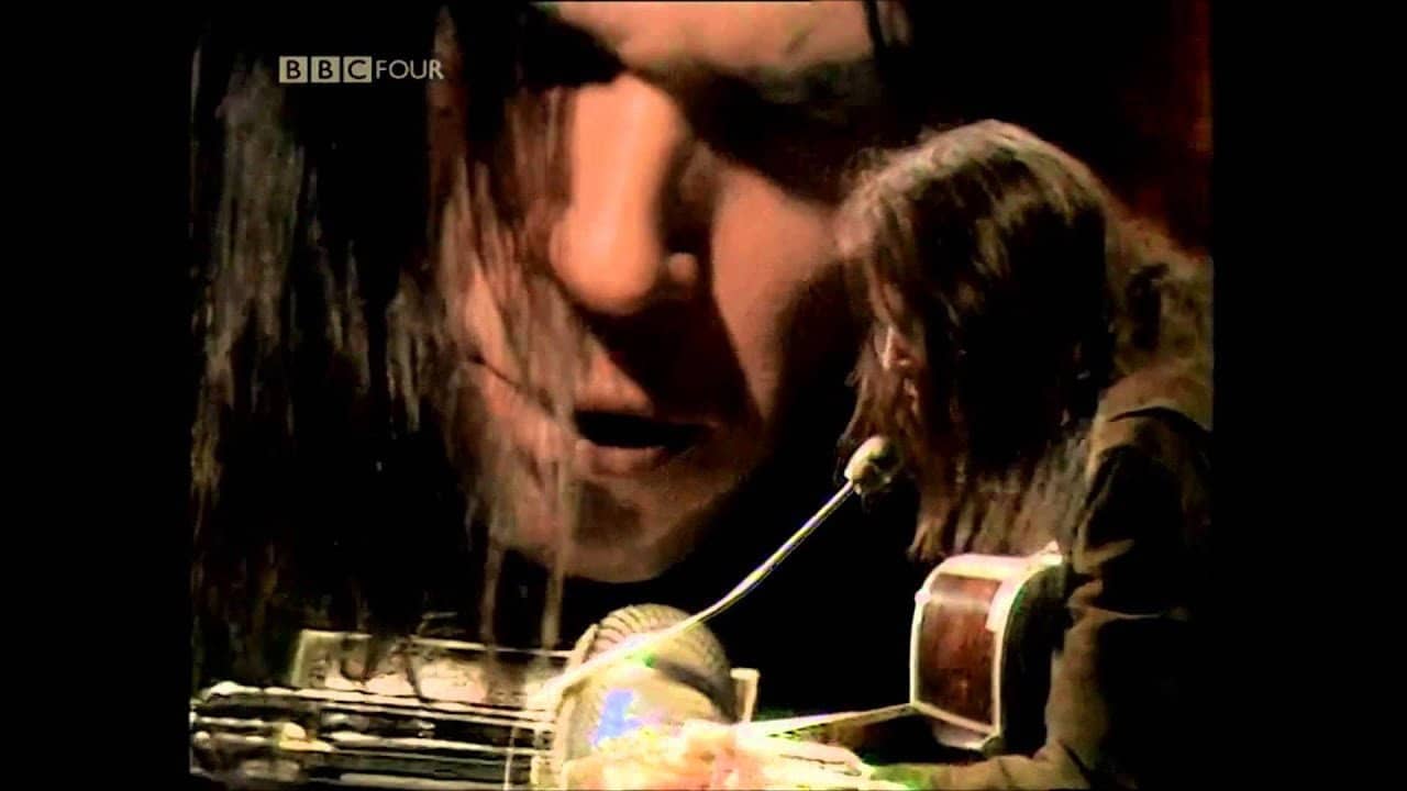 Neil Young In Concert at the BBC backdrop
