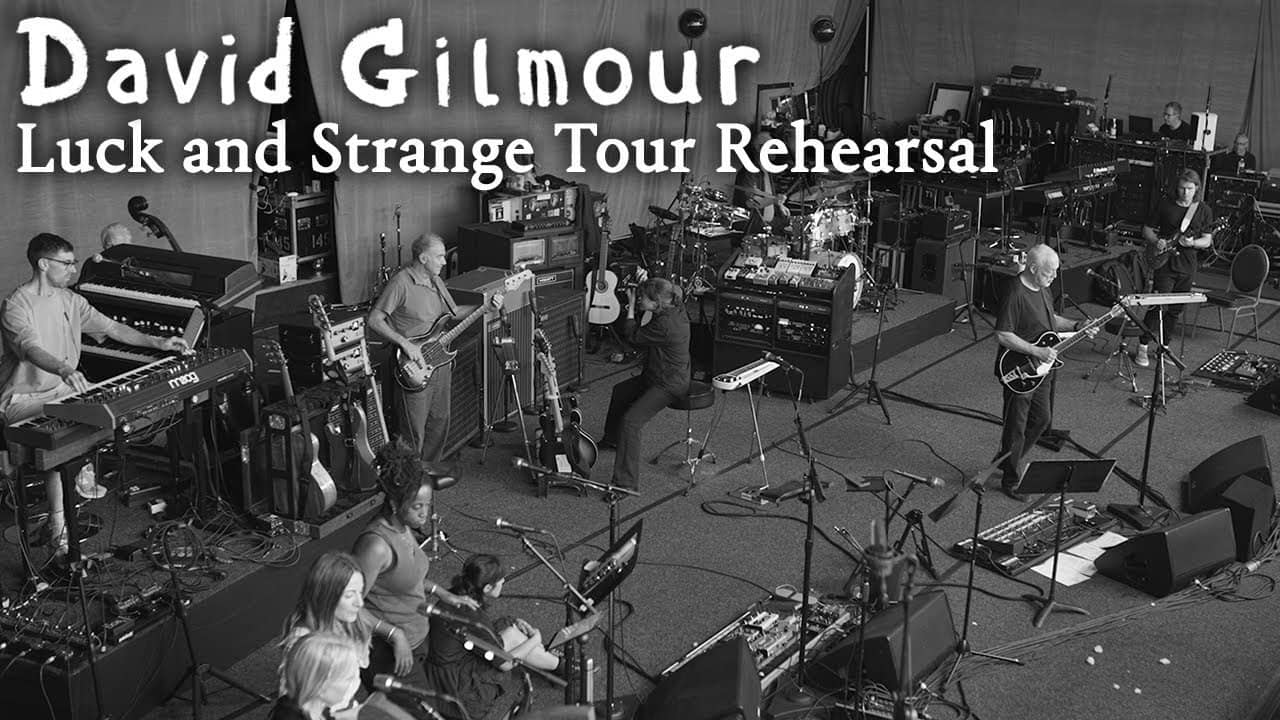 David Gilmour - Luck and Strange Tour Rehearsal backdrop