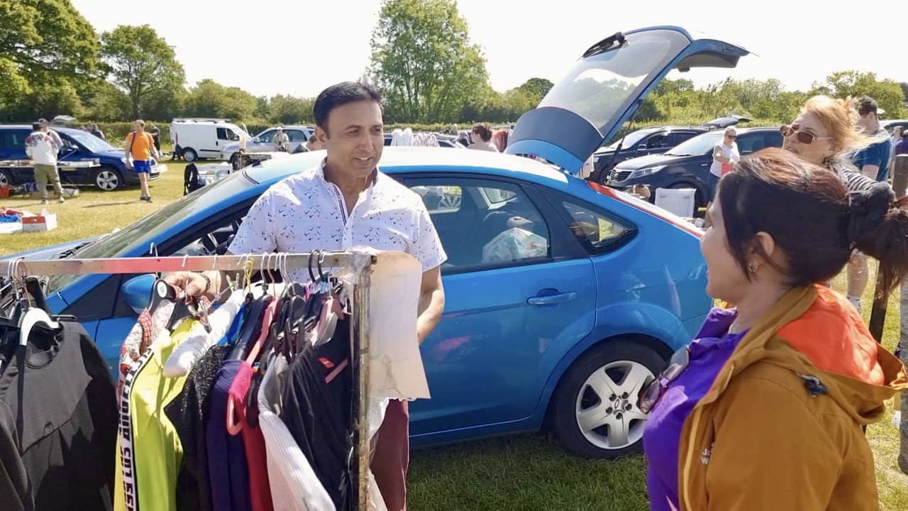 Bordon Sunday Market backdrop