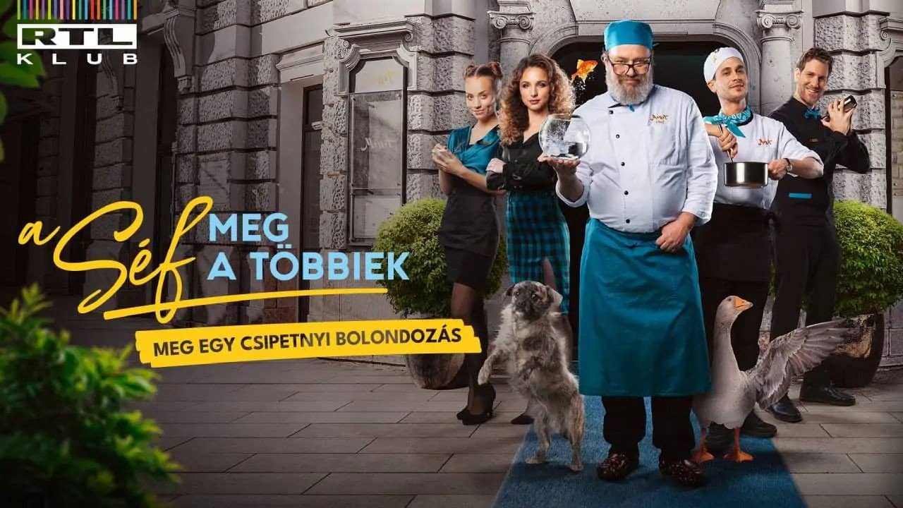 A Séf meg a többiek backdrop