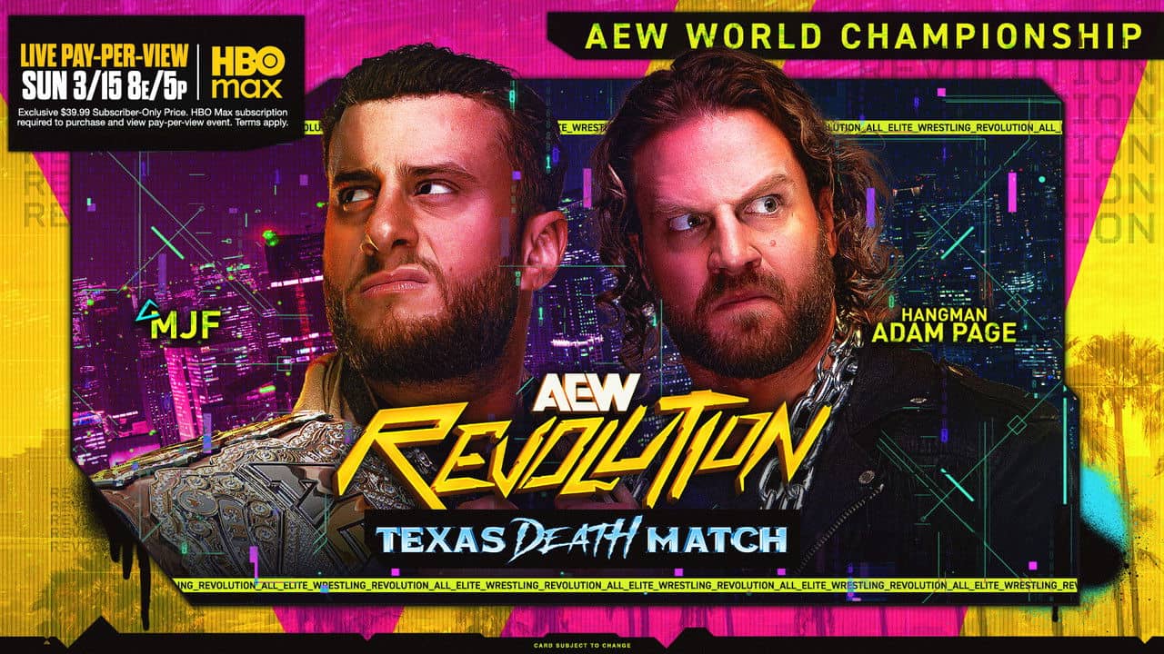 AEW Revolution 2026 backdrop