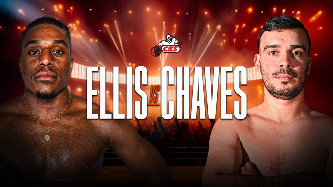 Rashidi Ellis vs. Brian Chaves backdrop