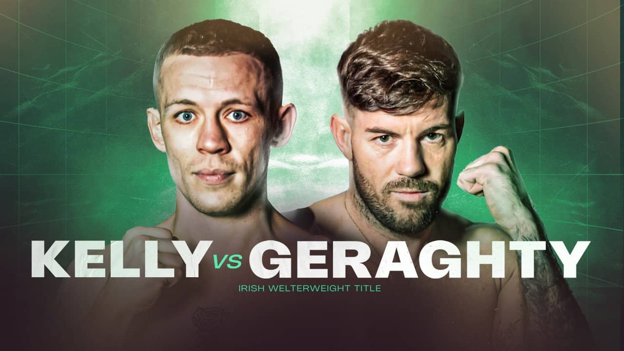Senan Kelly vs. Declan Geraghty backdrop