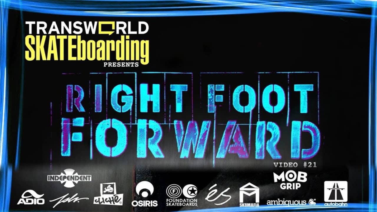Right Foot Forward backdrop