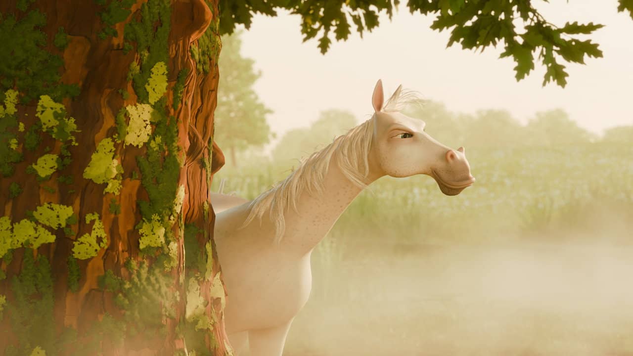 Dominykas the Horse's Journey to the Stars backdrop