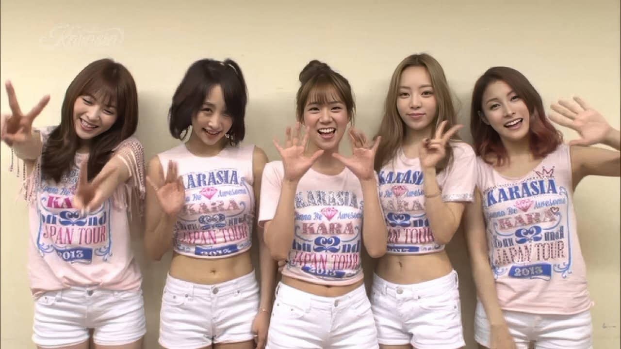 KARA 2nd JAPAN TOUR 2013 KARASIA backdrop