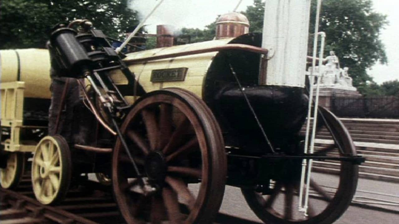 The Rainhill Story: Stephenson's Rocket backdrop