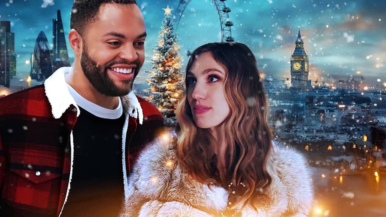 You, Me and Christmas Makes Three backdrop