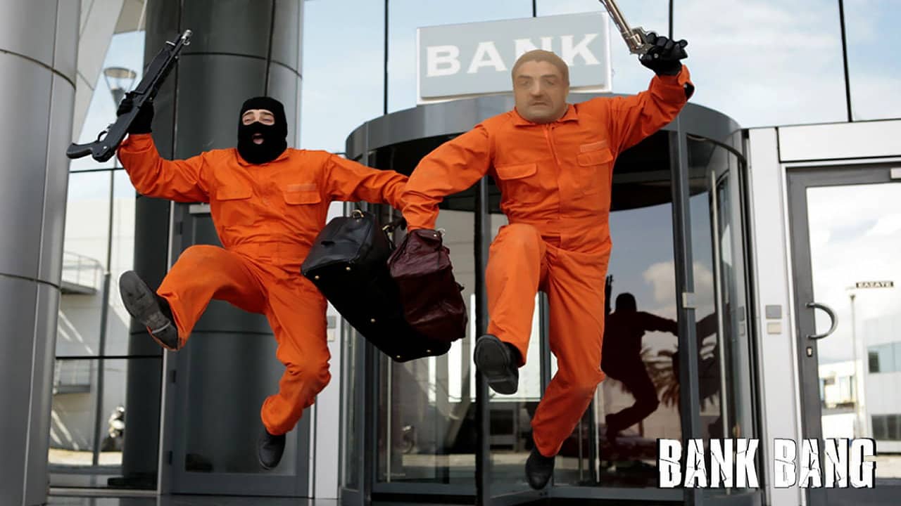 Βank Bang backdrop