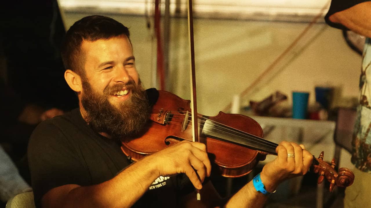 Fiddlin' backdrop