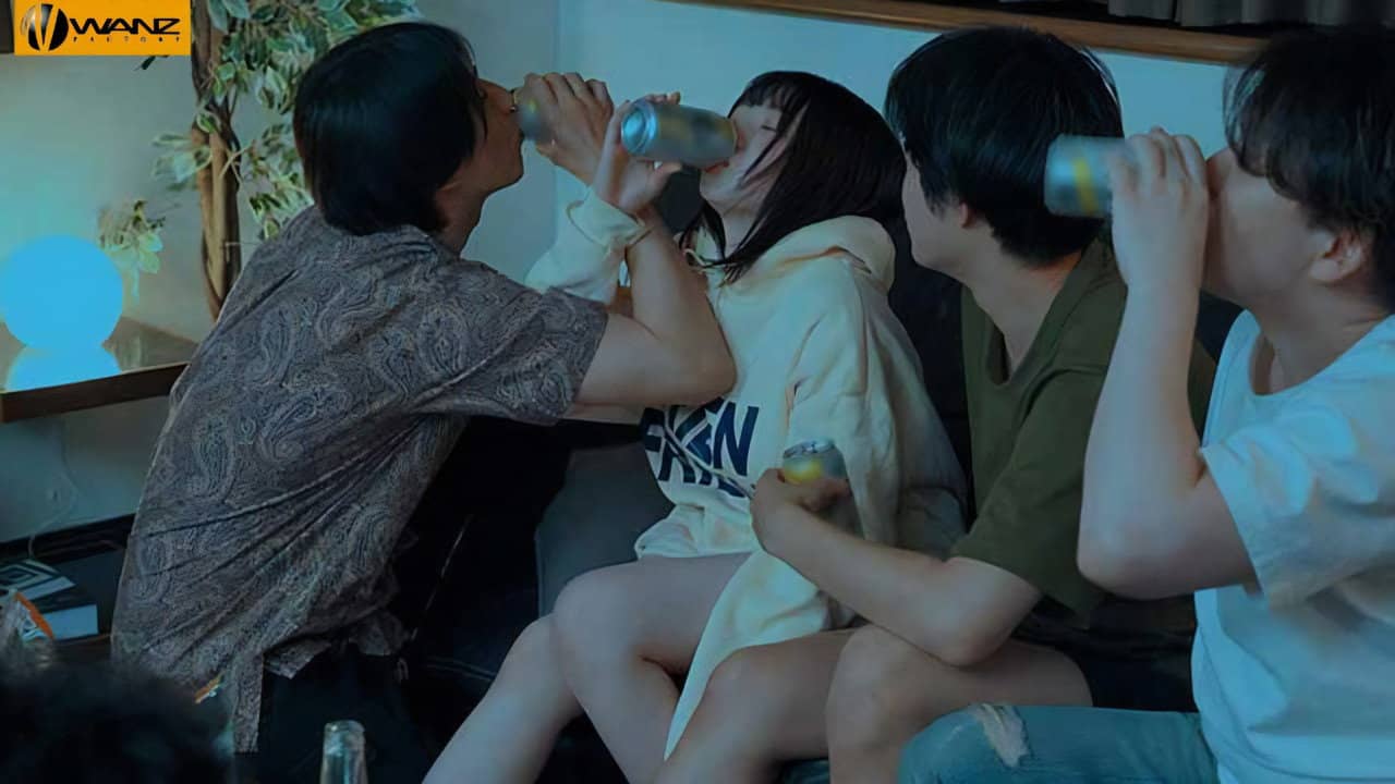 WAAA-443 I'm a virgin and gloomy guy, but when I see the busty girl I had a crush on get drunk and creampied by some horny guys at a club party, I get a depressed erection... Himari Kosaka backdrop