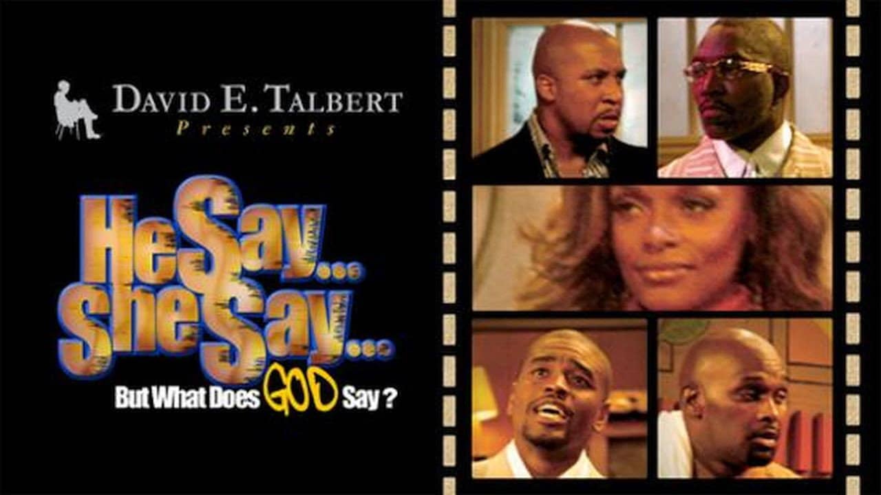 He Say, She Say, But What Does God Say? backdrop