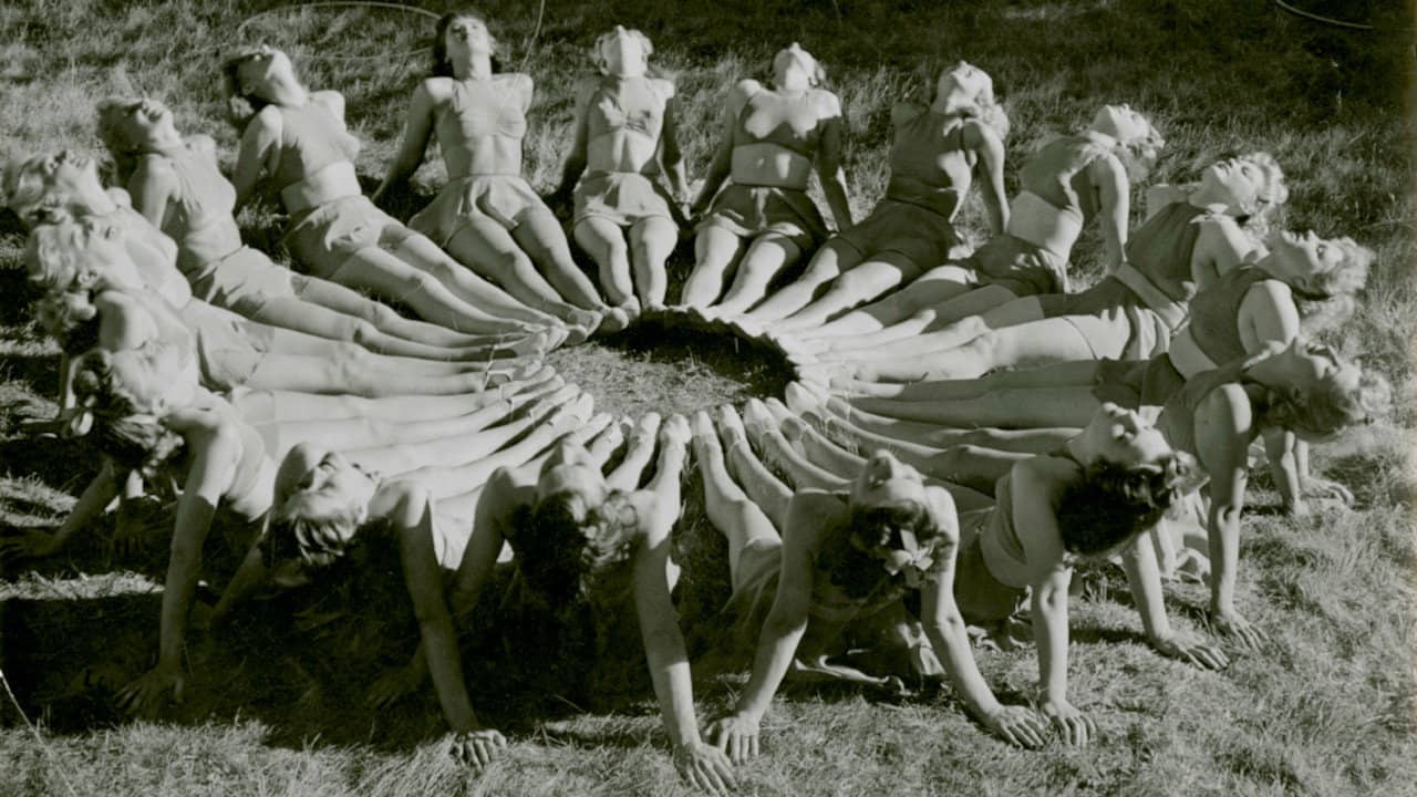 Females At Play backdrop