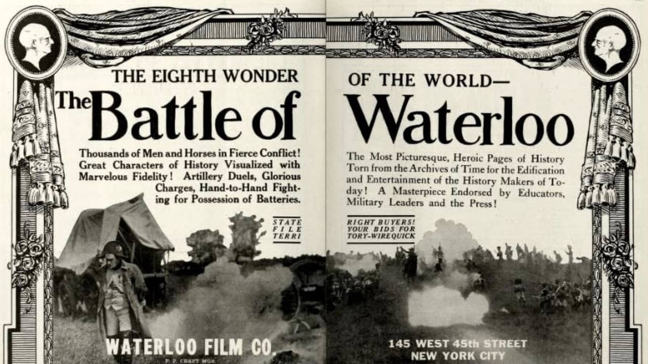 The Battle of Waterloo backdrop