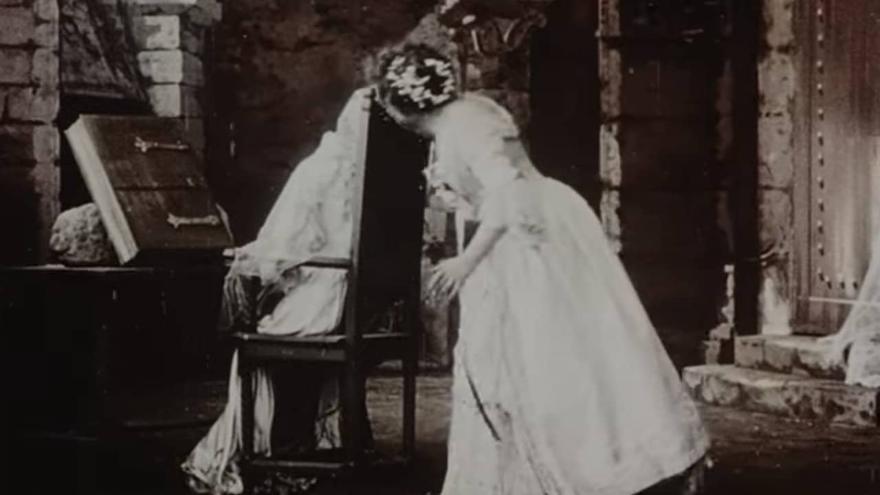 The Missing Bride backdrop