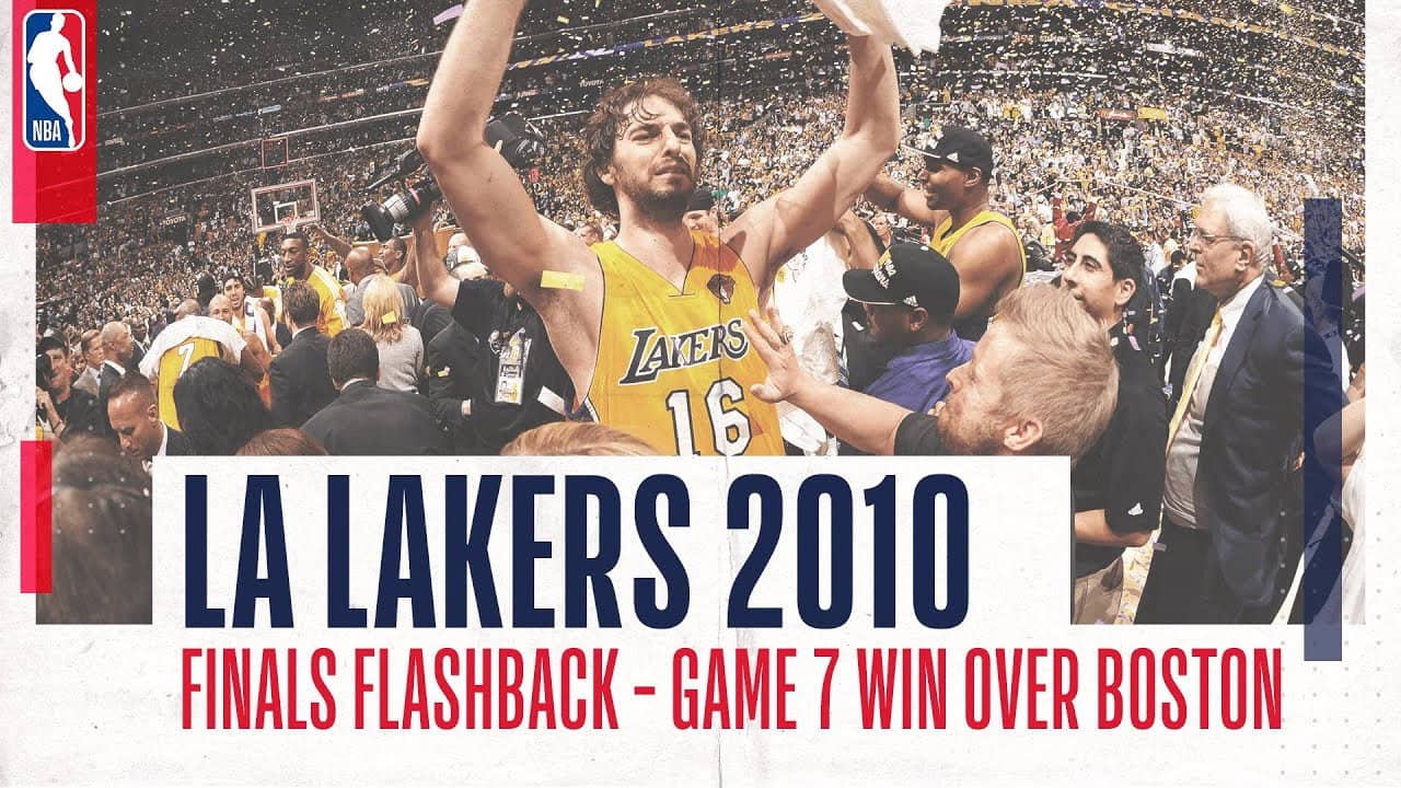 The 2010 NBA Finals backdrop