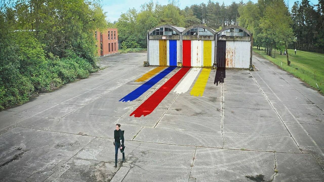 De kleuren van Caspers backdrop