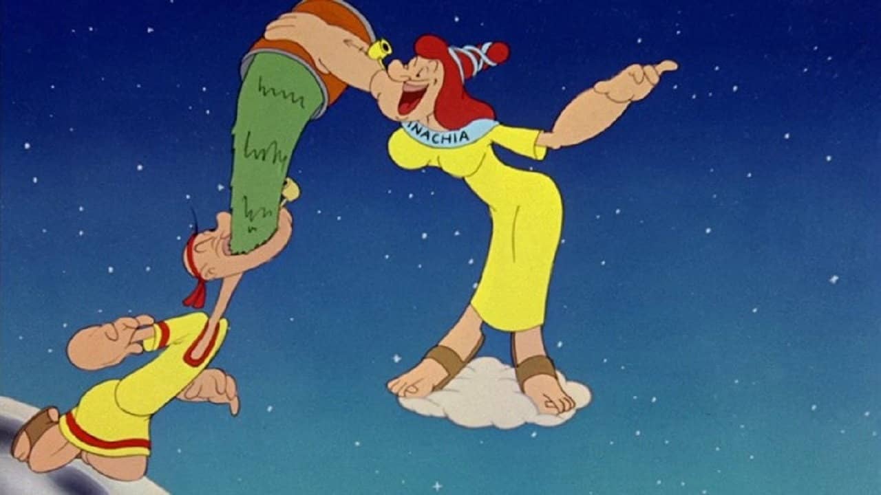 Popeye Meets Hercules backdrop