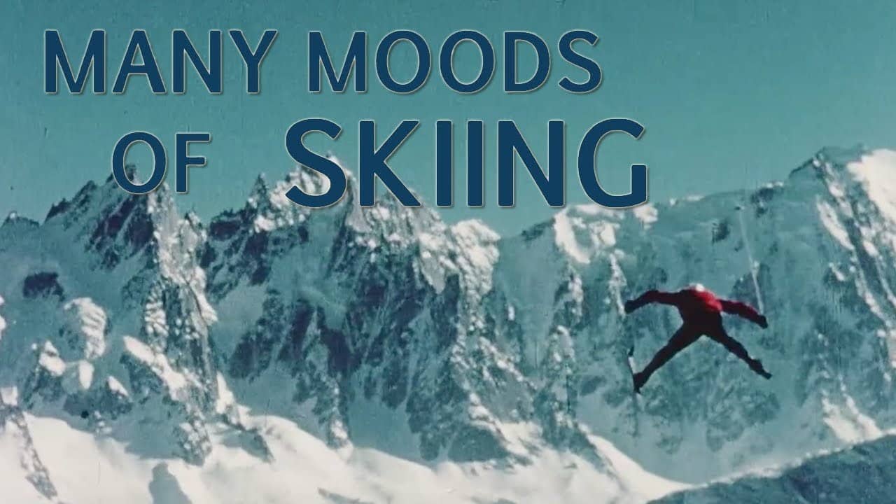Many Moods of Skiing backdrop
