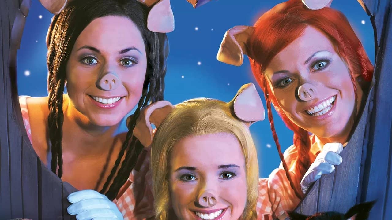 The Three Little Pigs The Musical backdrop