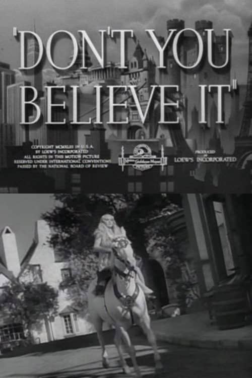 Don't You Believe It