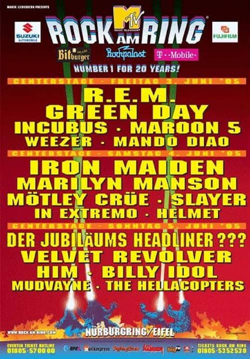 Green Day Live Rock AM Ring