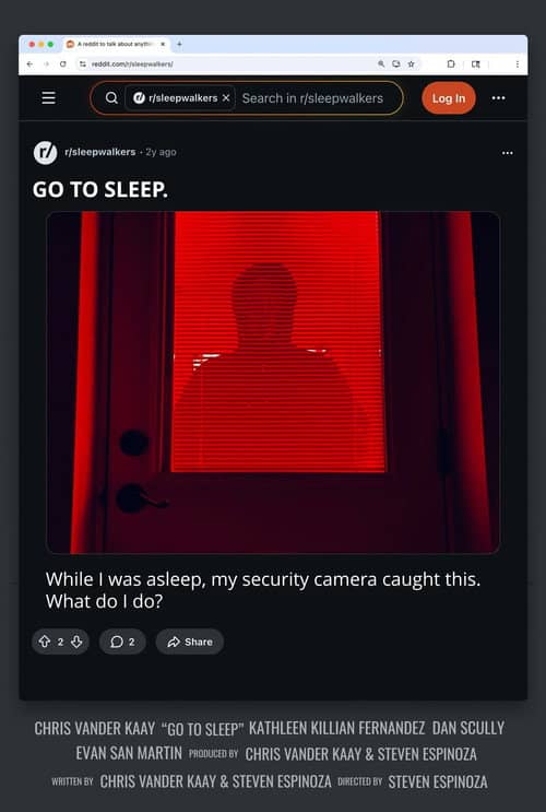 Go to Sleep