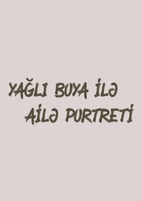 Yağlı boya ilə ailə portreti